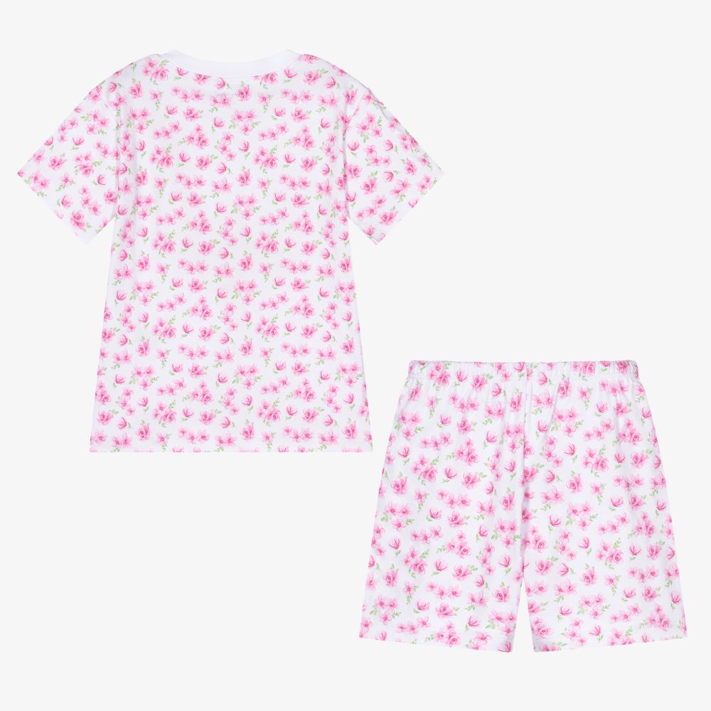 Kissy Kissy-Розовая пижама из хлопка пима с розами для девочек | Childrensalon Outlet