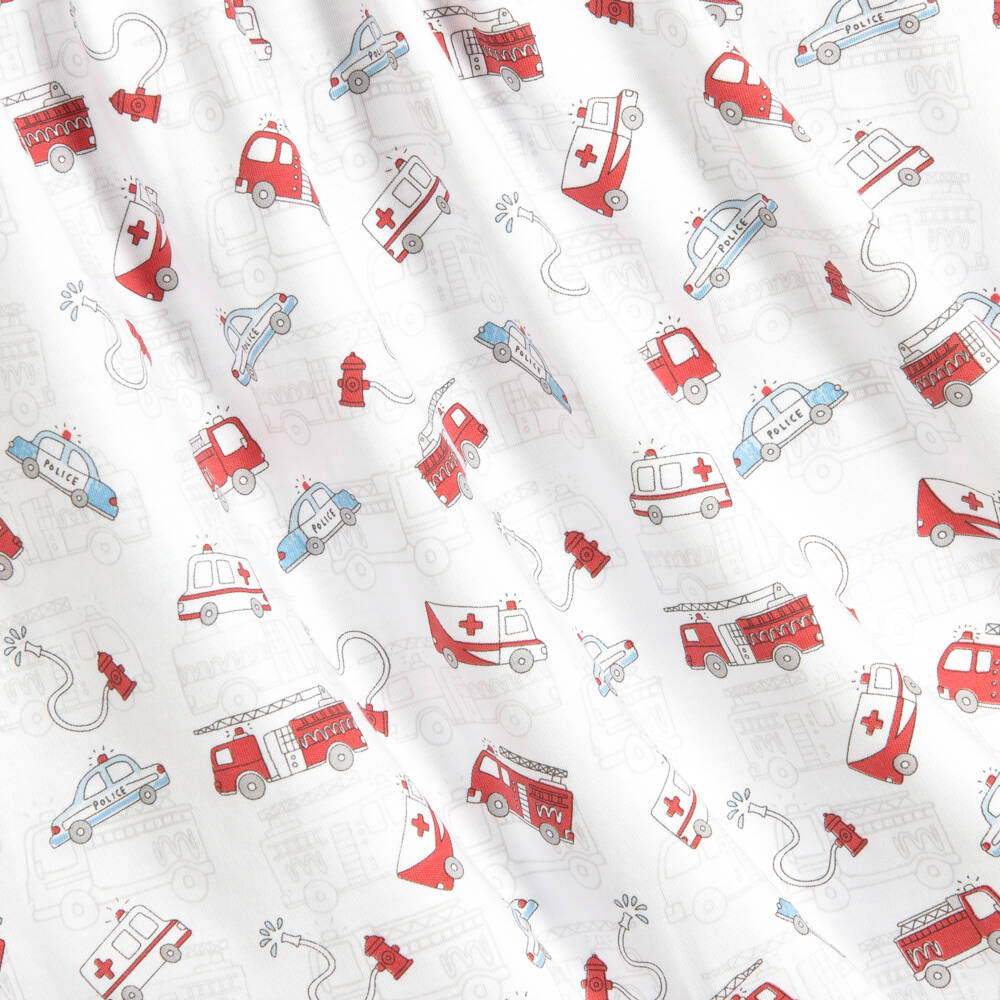 Kissy Kissy-White Police Blanket (74cm) | Childrensalon Outlet