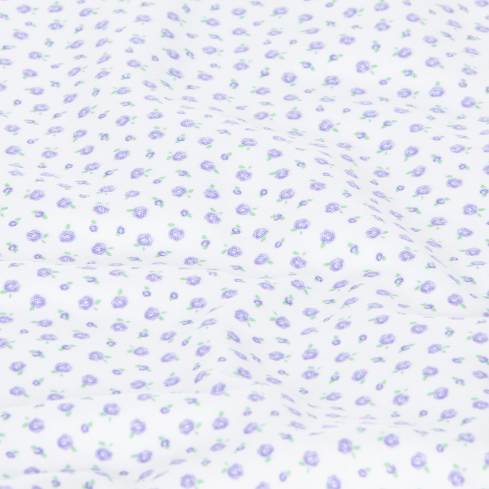 Kissy Kissy-White Rosebuds Blanket (70cm) | Childrensalon Outlet