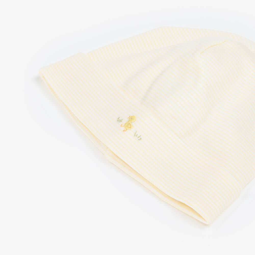 Kissy Kissy-Желтая полосатая хлопковая шапочка для малышей | Childrensalon Outlet