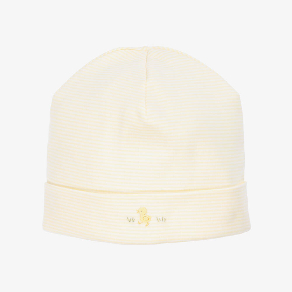 Kissy Kissy-Желтая полосатая хлопковая шапочка для малышей | Childrensalon Outlet