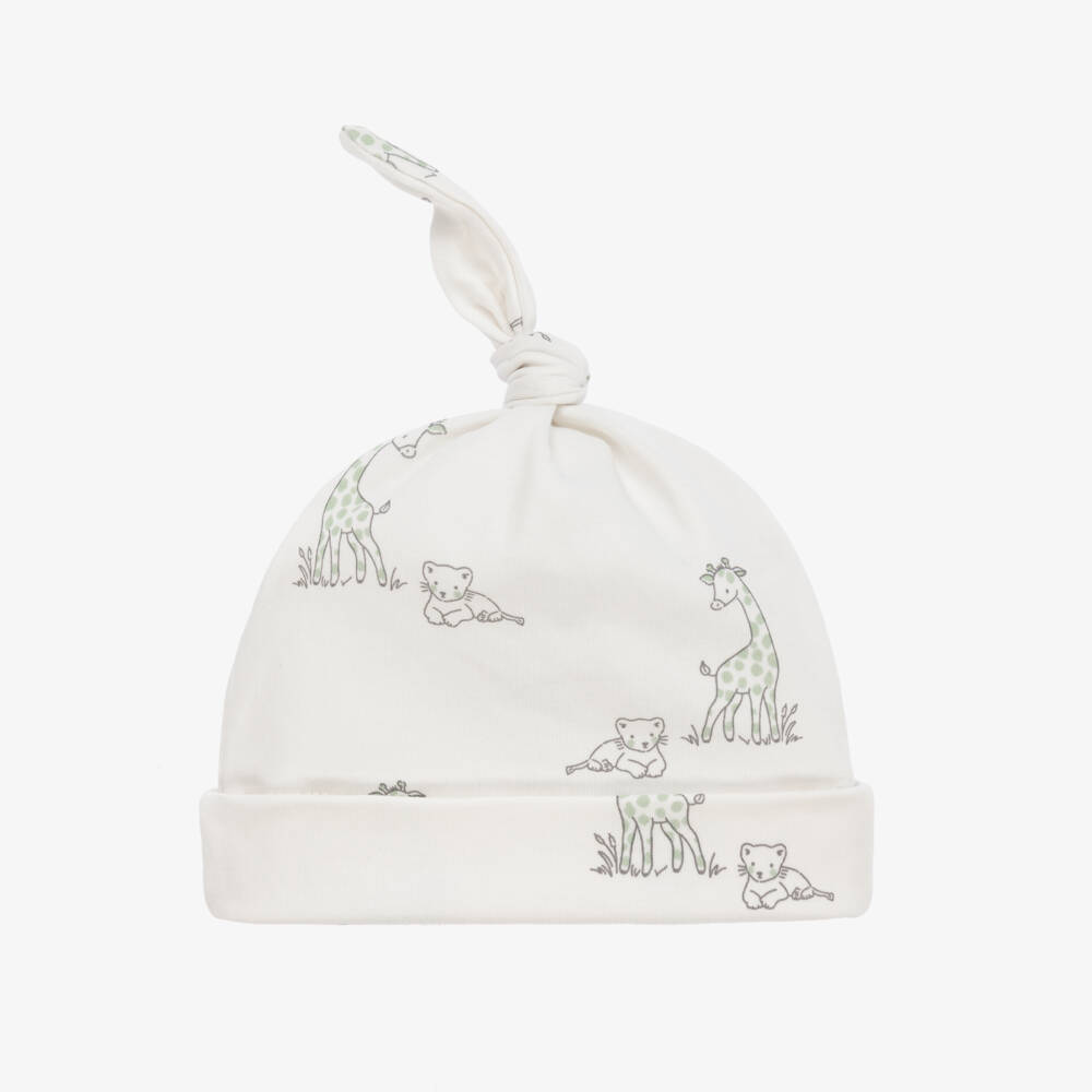 Kissy Love-Baby Boys Ivory Giraffe Hat | Childrensalon Outlet