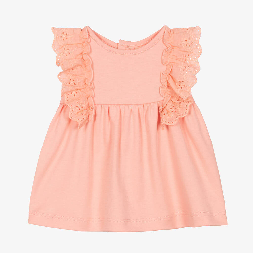 Kissy Love-Baby Girls Pink Cotton Seahorse Party Dress | Childrensalon Outlet