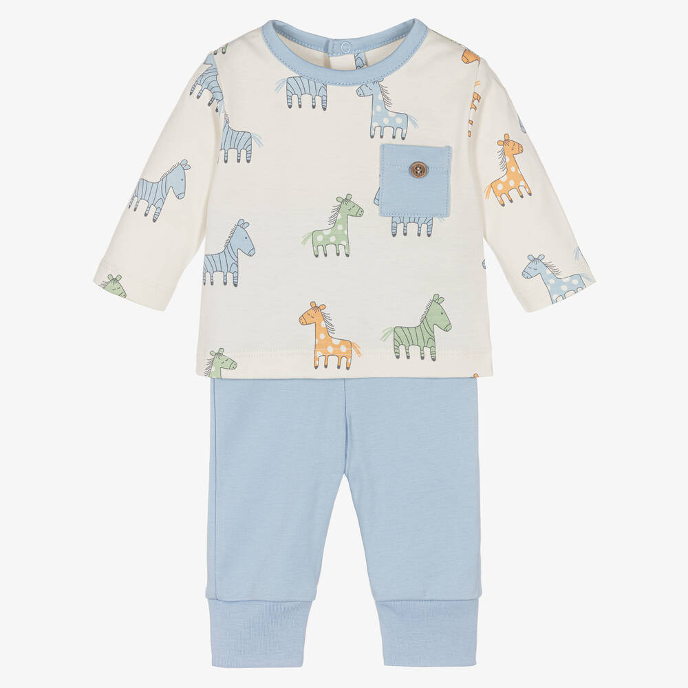 Kissy Love - Ensemble pantalon zèbre et amis | Childrensalon