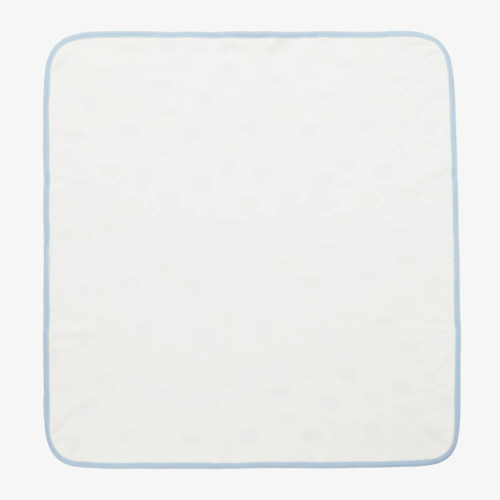 Kissy Love-Boys Ivory Cotton Bear Blanket | Childrensalon Outlet