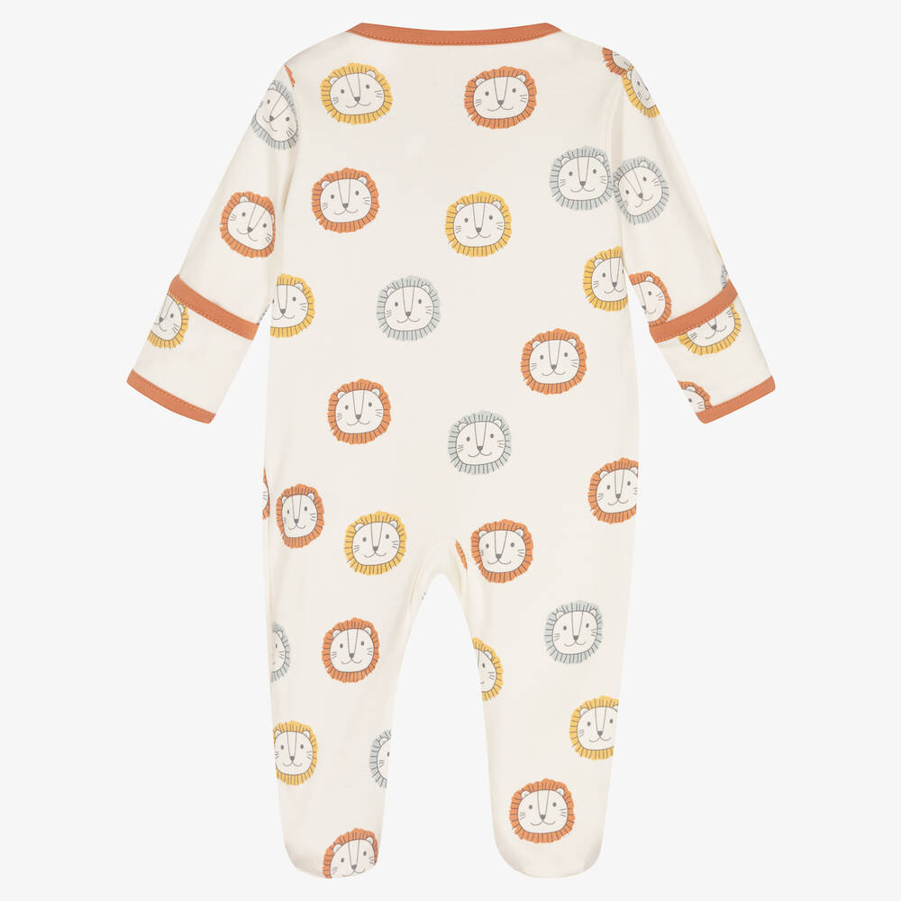 كيسي لاف-أفرول بيبي غرو قطن بيما لون عاجي للمولودات | Childrensalon Outlet