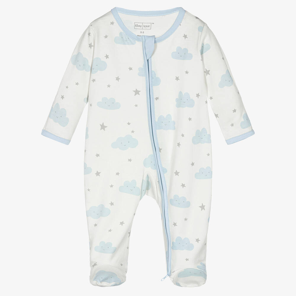 Kissy Love-Комбинезон из хлопка пима с облаками | Childrensalon Outlet