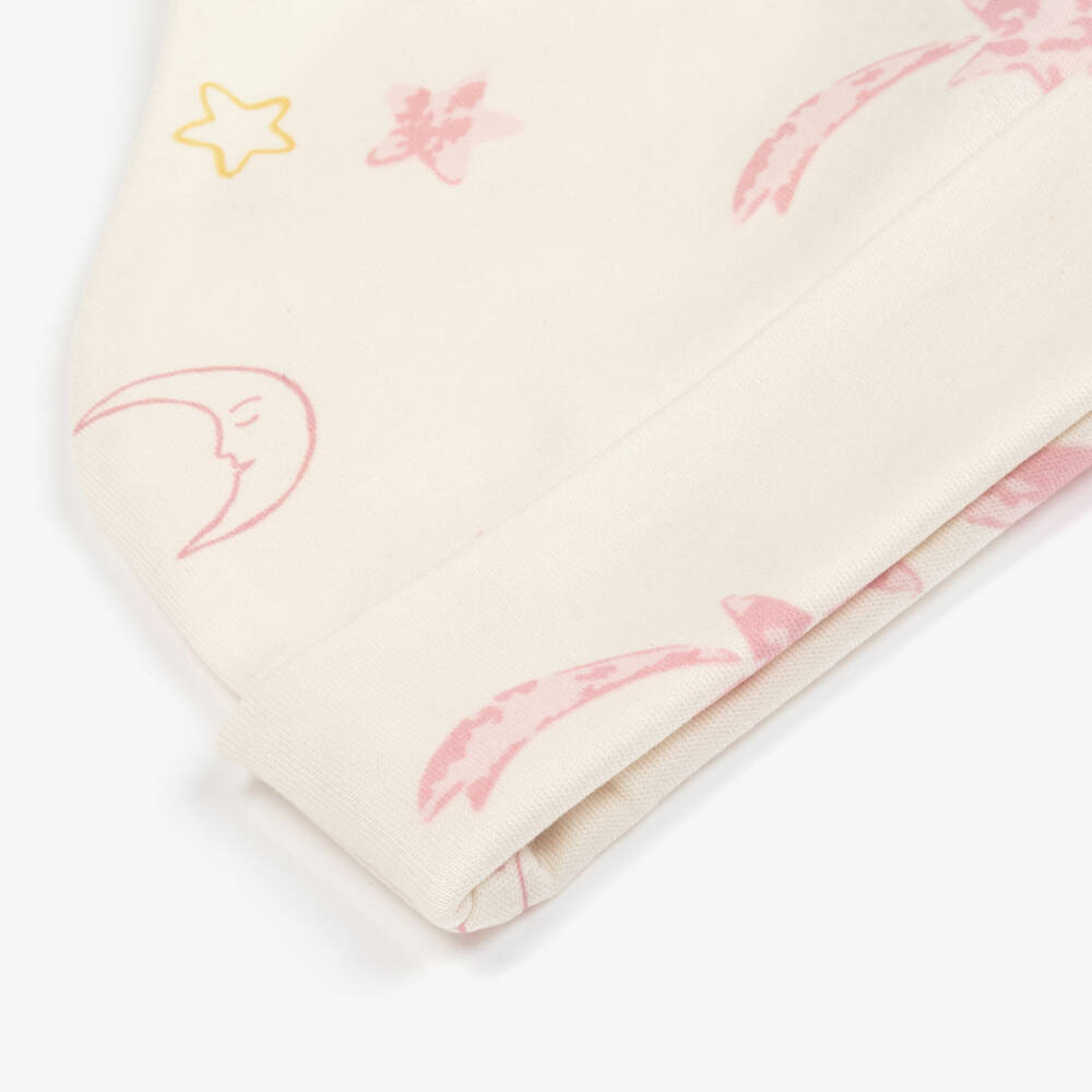 Kissy Love-Кремовая хлопковая шапка Moonlit для девочек | Childrensalon Outlet