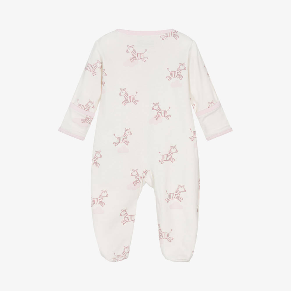 Kissy Love-بيبي غرو بطبعة قطن بيما لون عاجي للمولودات | Childrensalon Outlet