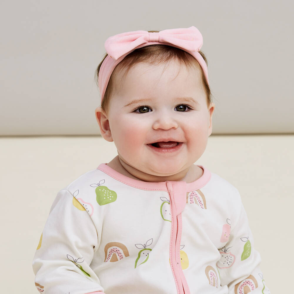 Kissy Love-Хлопковый комбинезон с радугами и грушами | Childrensalon Outlet