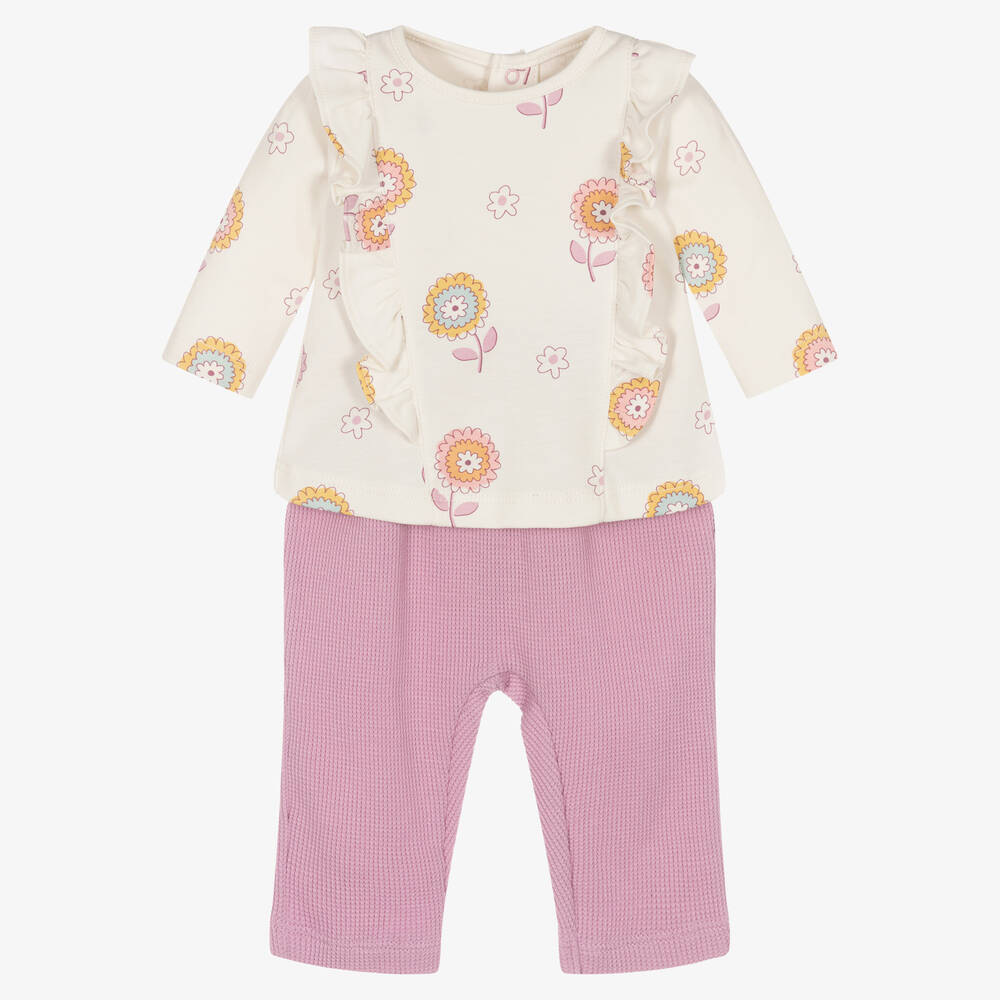 Kissy Love - Pretty Blossoms Pima-Hosen-Set | Childrensalon