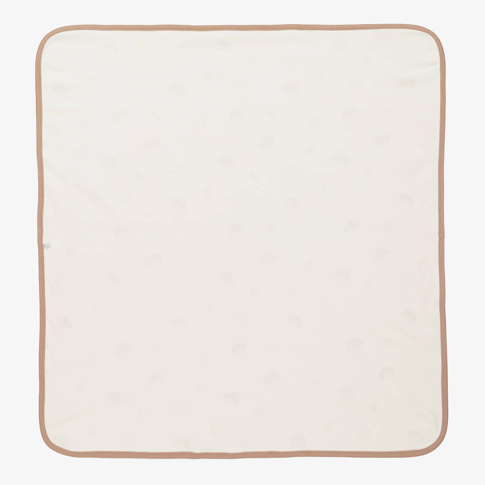 كيسي لاف-بطانية قطن بيما لون عاجي للأطفال (71 سم) | Childrensalon Outlet