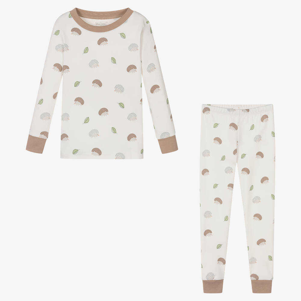 كيسي لاف-بيجاما قطن بيما لون عاجي | Childrensalon Outlet