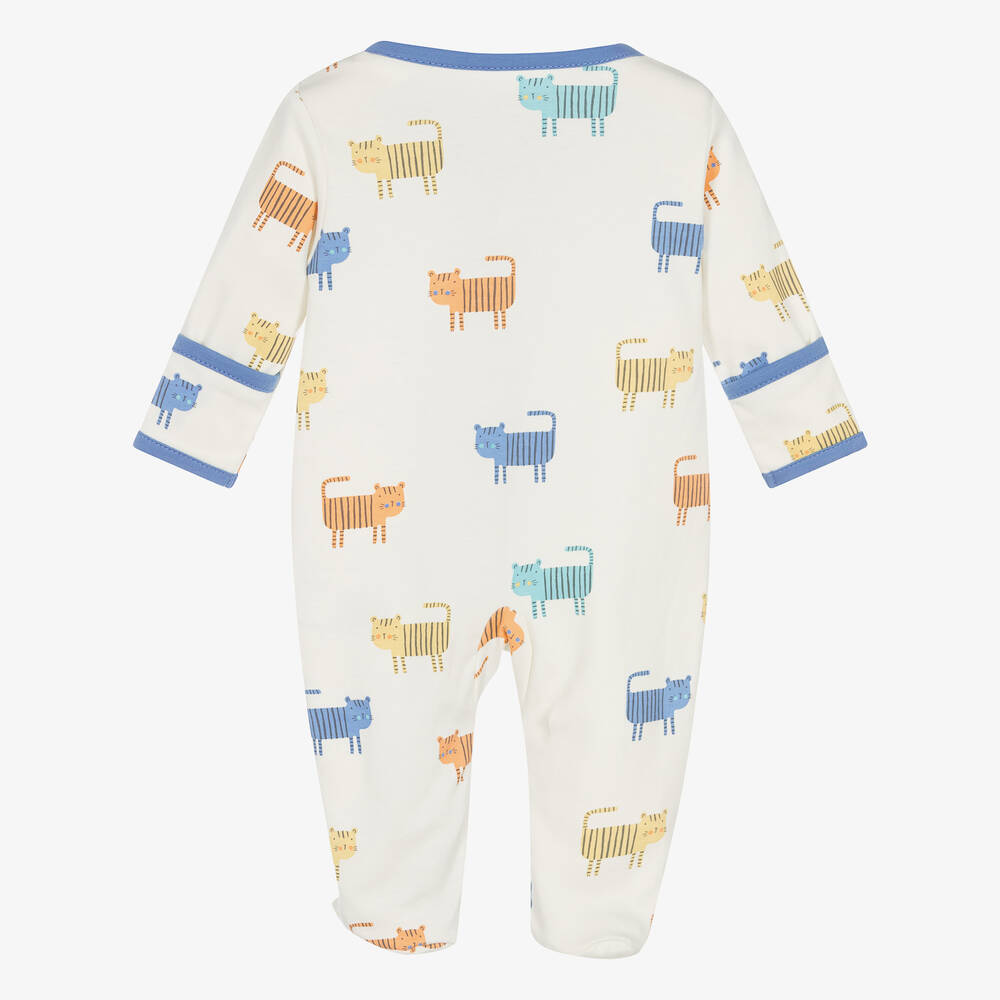 Kissy Love-Кремовый комбинезон из хлопка пима | Childrensalon Outlet