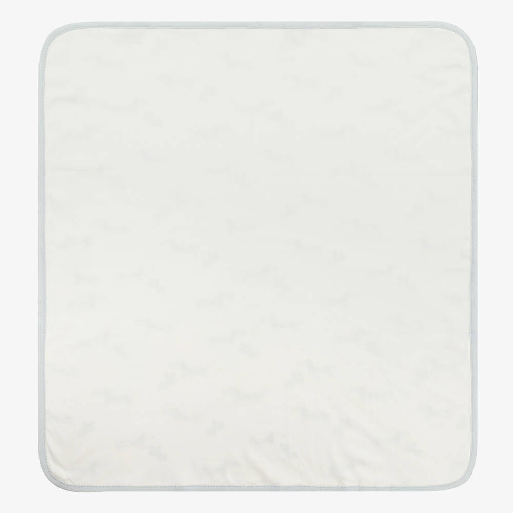 Kissy Love-Ivory Puppy Fun Baby Blanket (73cm) | Childrensalon Outlet