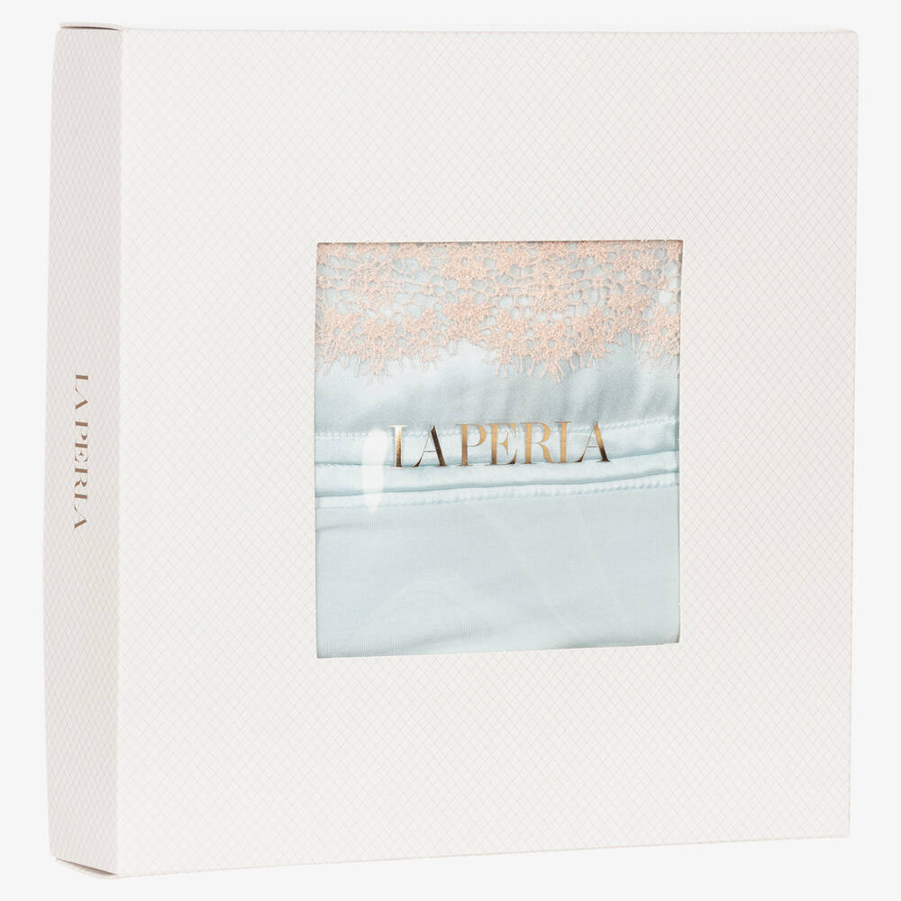 La Perla-Girls Blue Modal Nightdress | Childrensalon Outlet