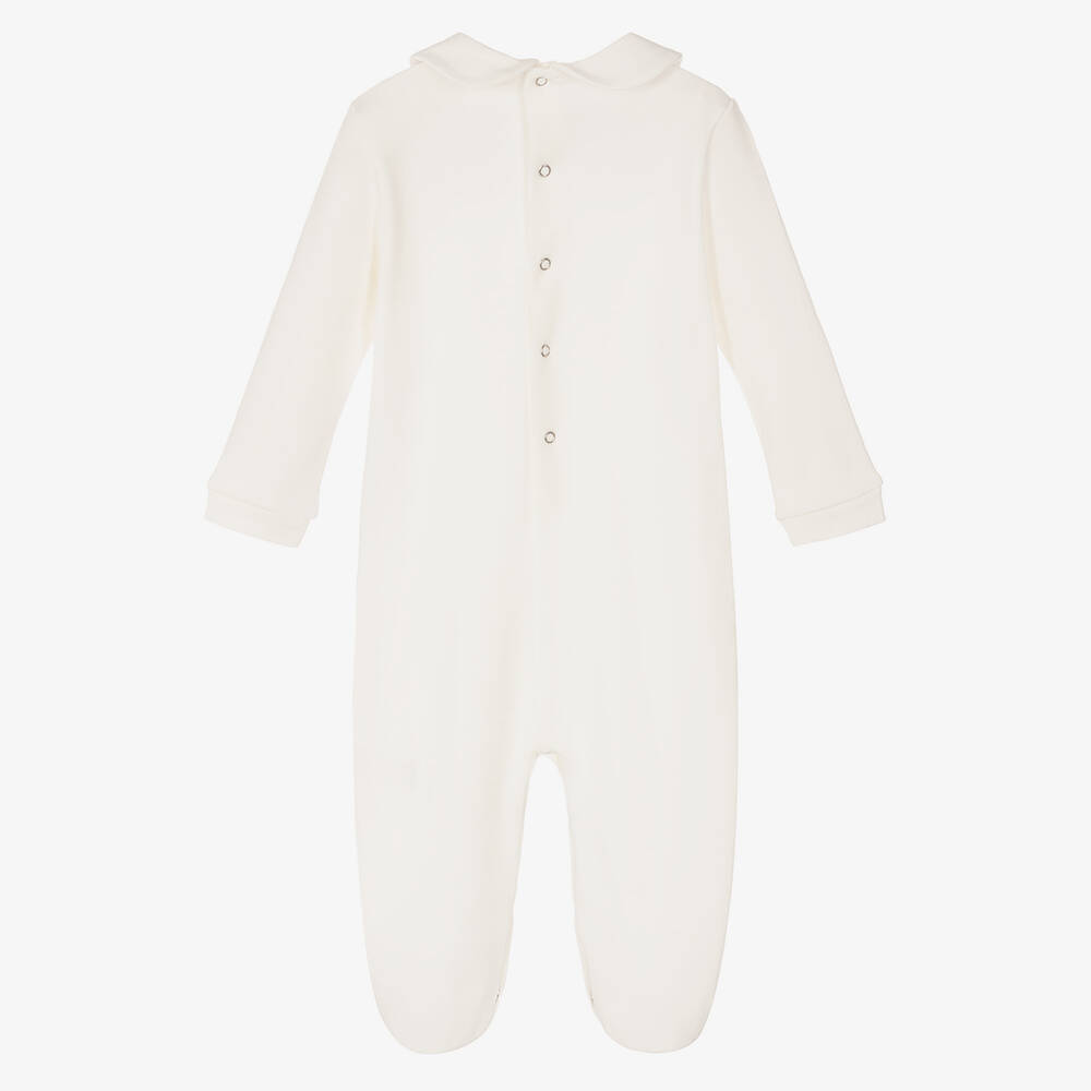 La Perla-Girls Christmas Teddy Babygrow | Childrensalon Outlet