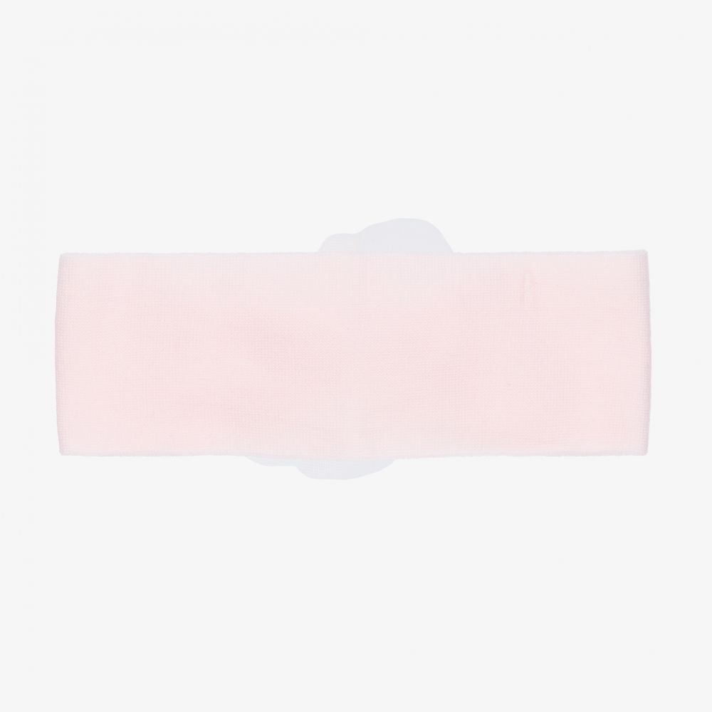 La Perla-Girls Pink Cotton Headband | Childrensalon Outlet