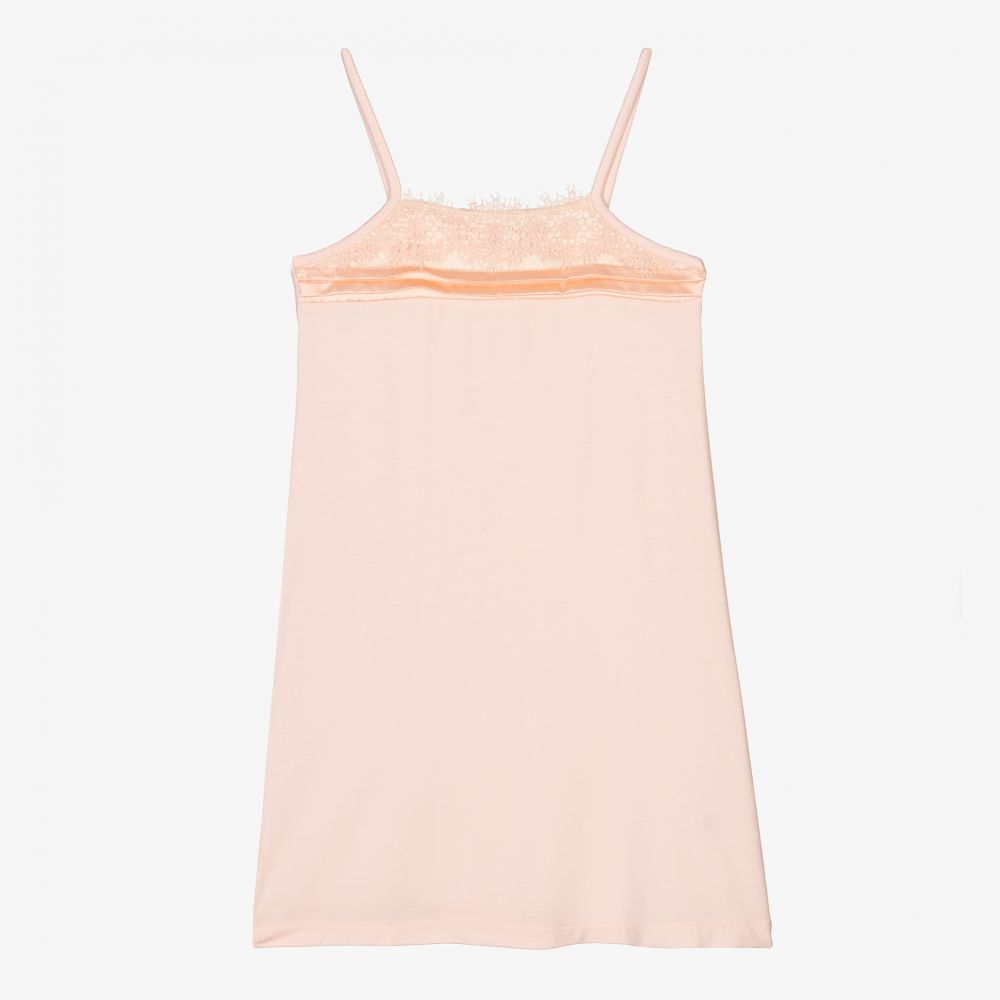 La Perla - Girls Pink Modal Nightdress | Childrensalon