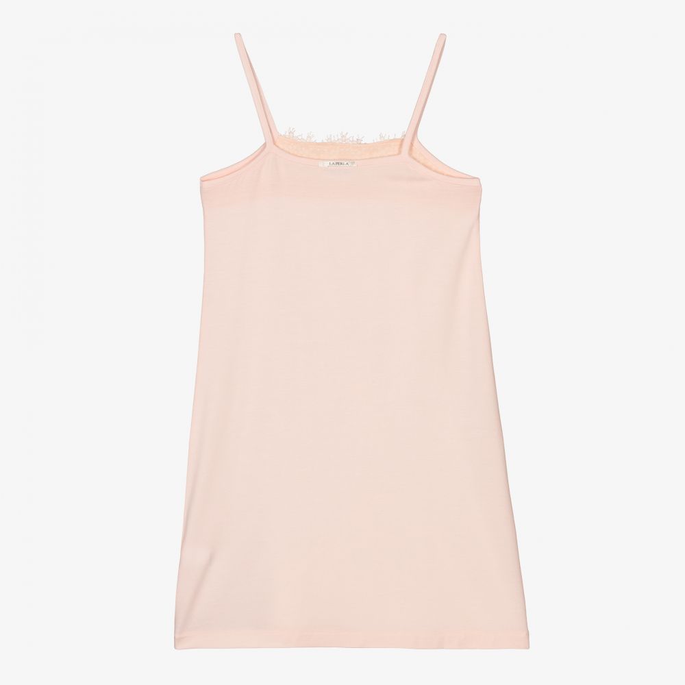 La Perla-Girls Pink Modal Nightdress | Childrensalon Outlet