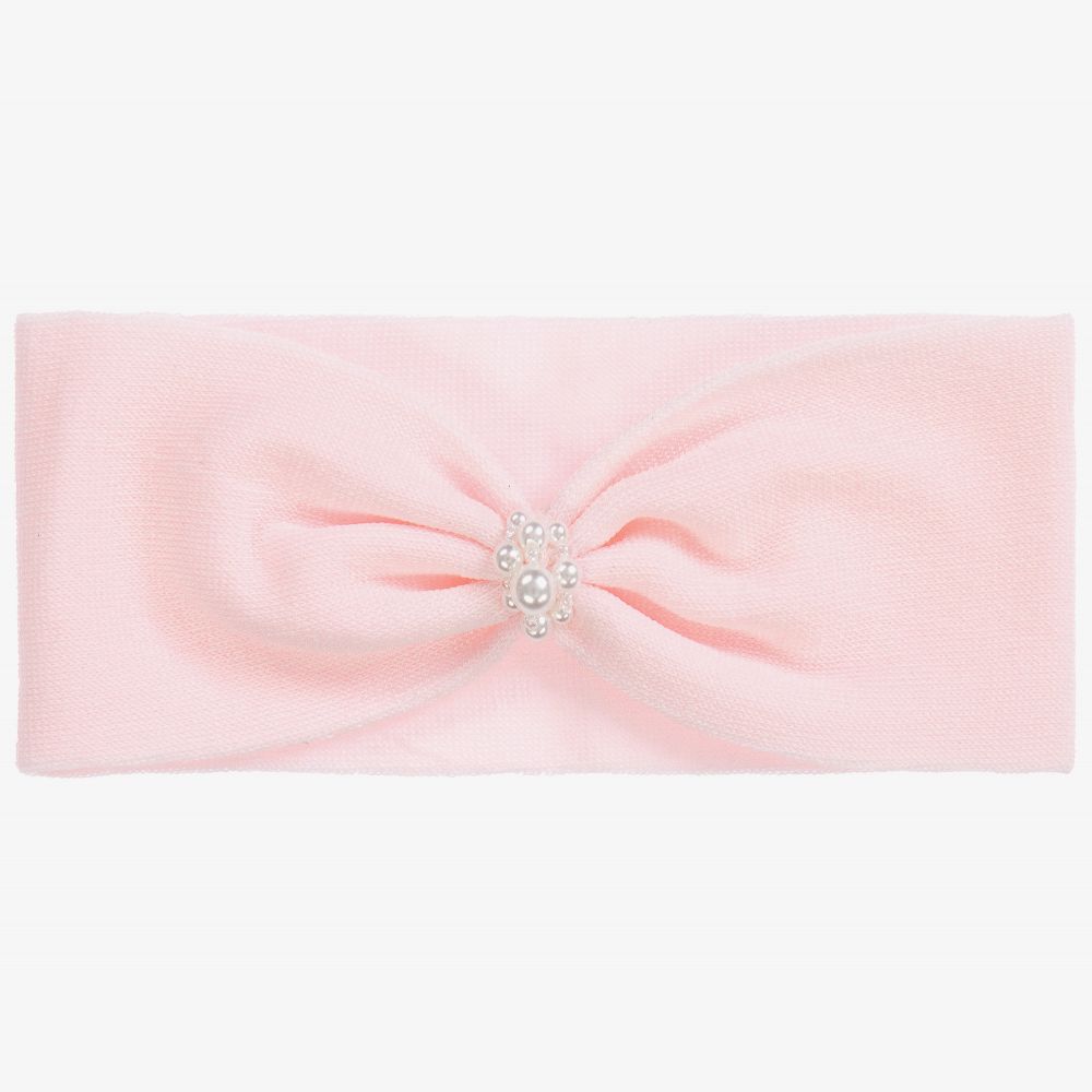 La Perla - Bandeau rose à perles Fille | Childrensalon