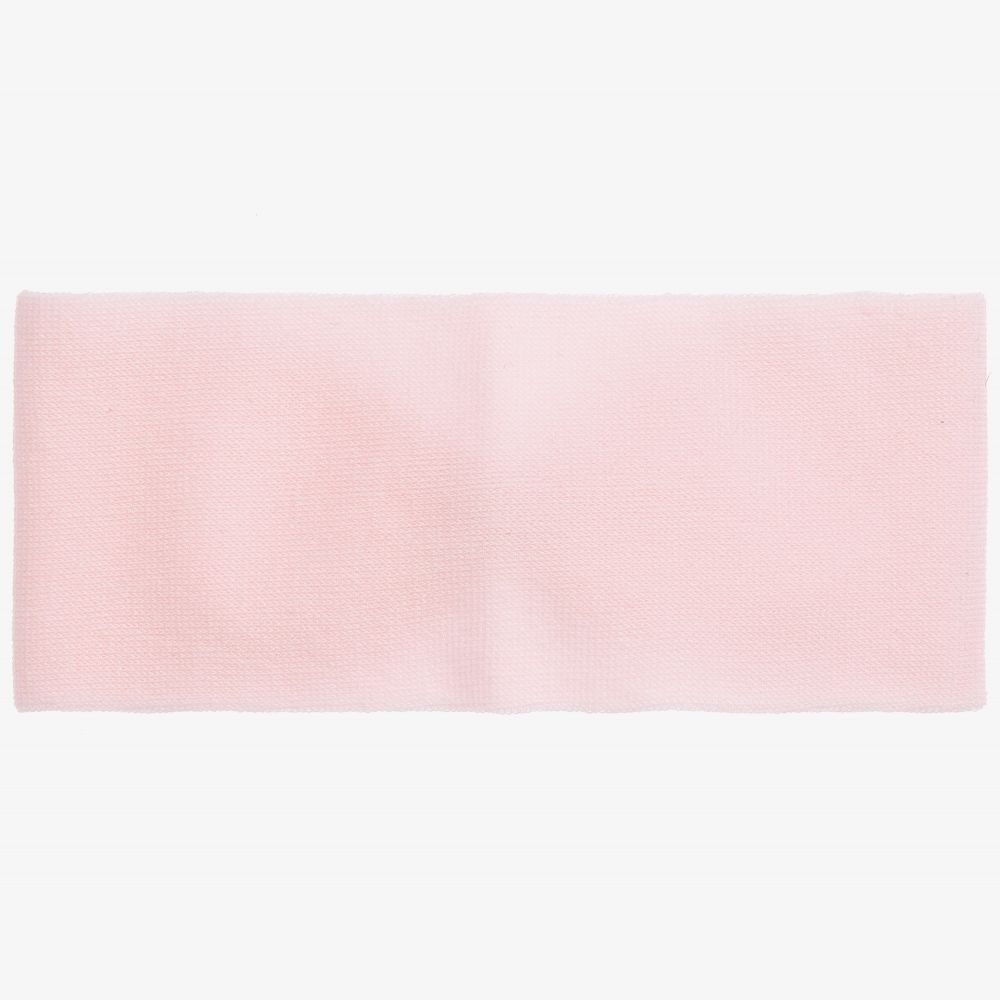 La Perla-Розовая повязка на голову с жемчугом для девочек | Childrensalon Outlet