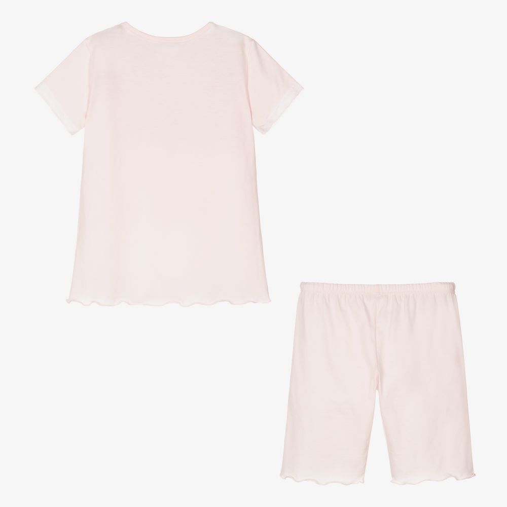 La Perla Girls Pink Short Pyjamas Childrensalon Outlet