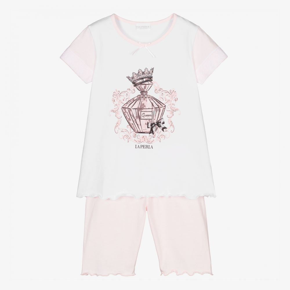 La Perla-Girls Pink Short Pyjamas | Childrensalon Outlet