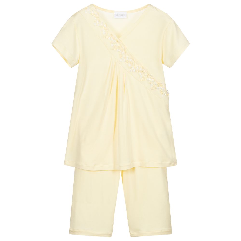La Perla-Girls Yellow Modal Pyjamas | Childrensalon Outlet