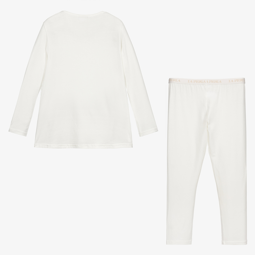 La Perla Ivory Modal Jersey Pyjamas