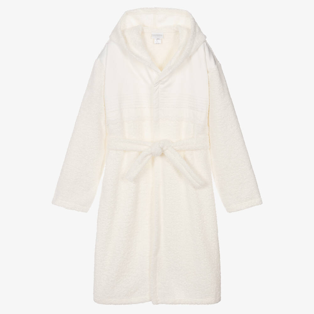 La Perla - Teen Girls Ivory Bathrobe  | Childrensalon