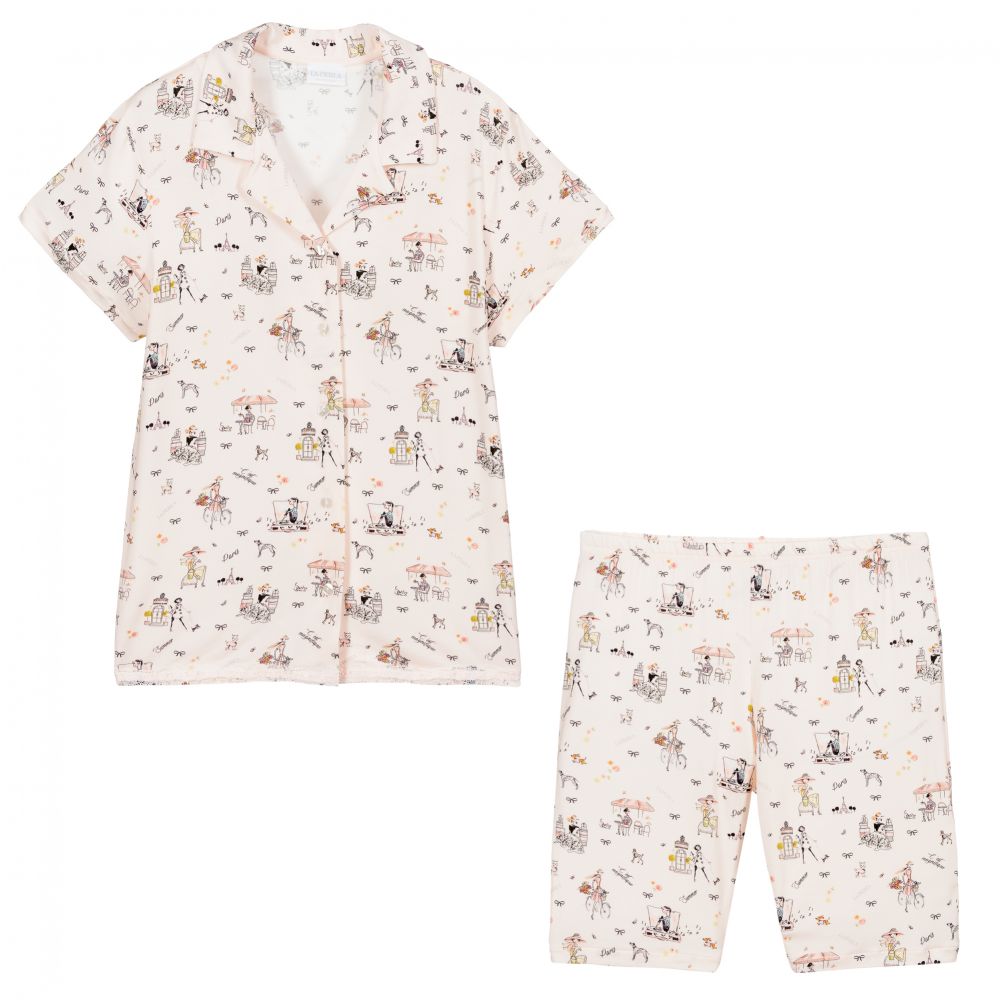 La Perla - Teen Girls Pink Modal Pyjamas | Childrensalon