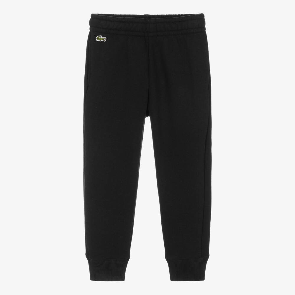 Lacoste-Black Jersey Joggers | Childrensalon Outlet