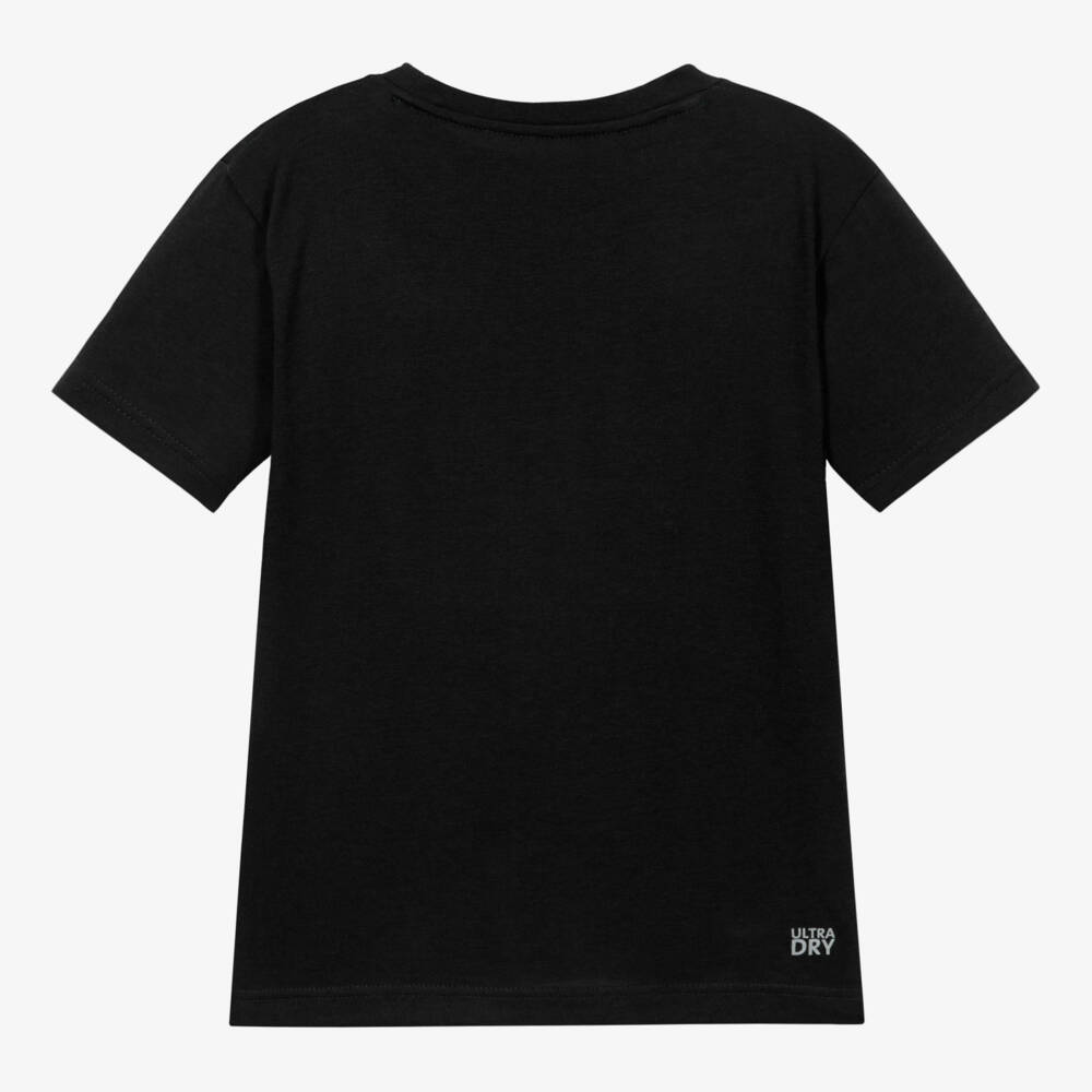 Lacoste-Black Ultra Dry T-Shirt | Childrensalon Outlet