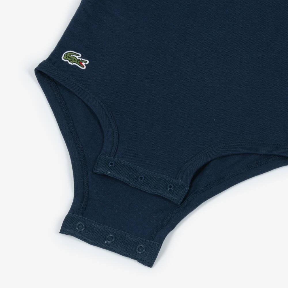 Lacoste-Blue Cotton Jersey Baby Tracksuit Set | Childrensalon Outlet