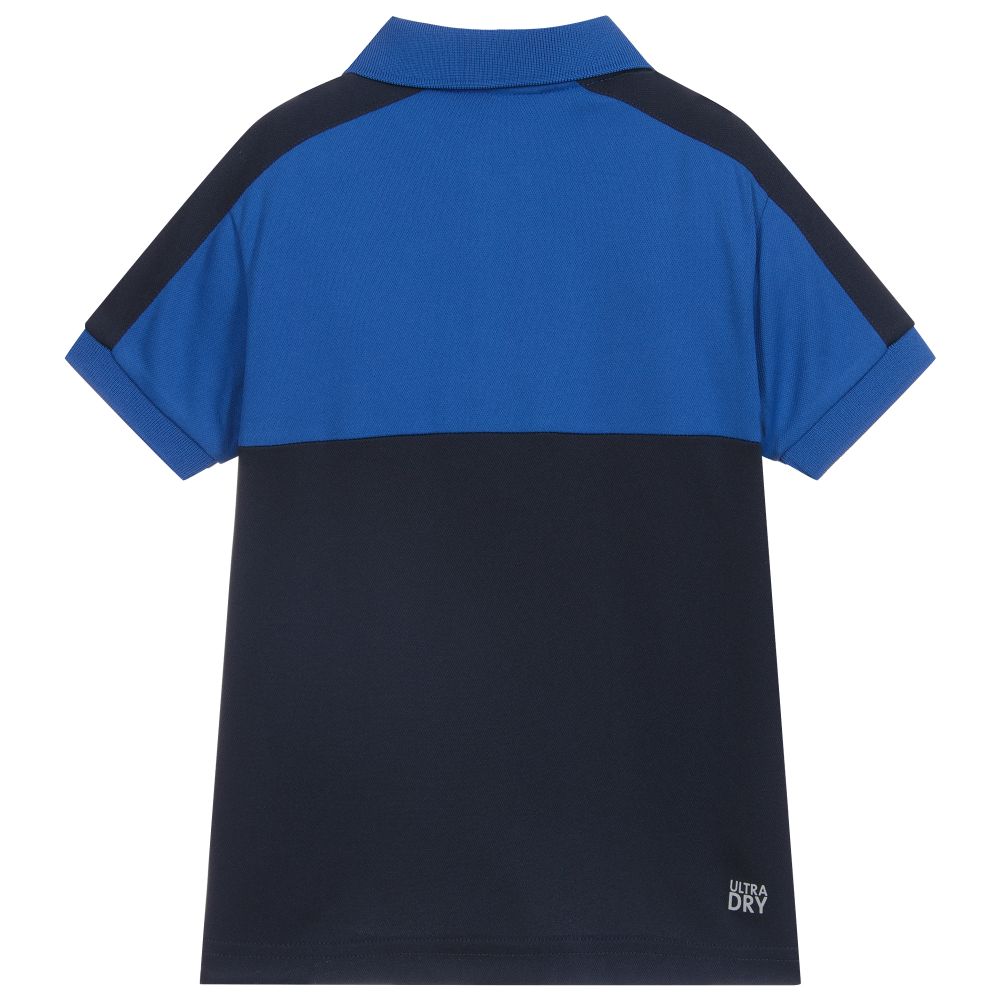 Lacoste-Blue Sports Polo Shirt | Childrensalon Outlet