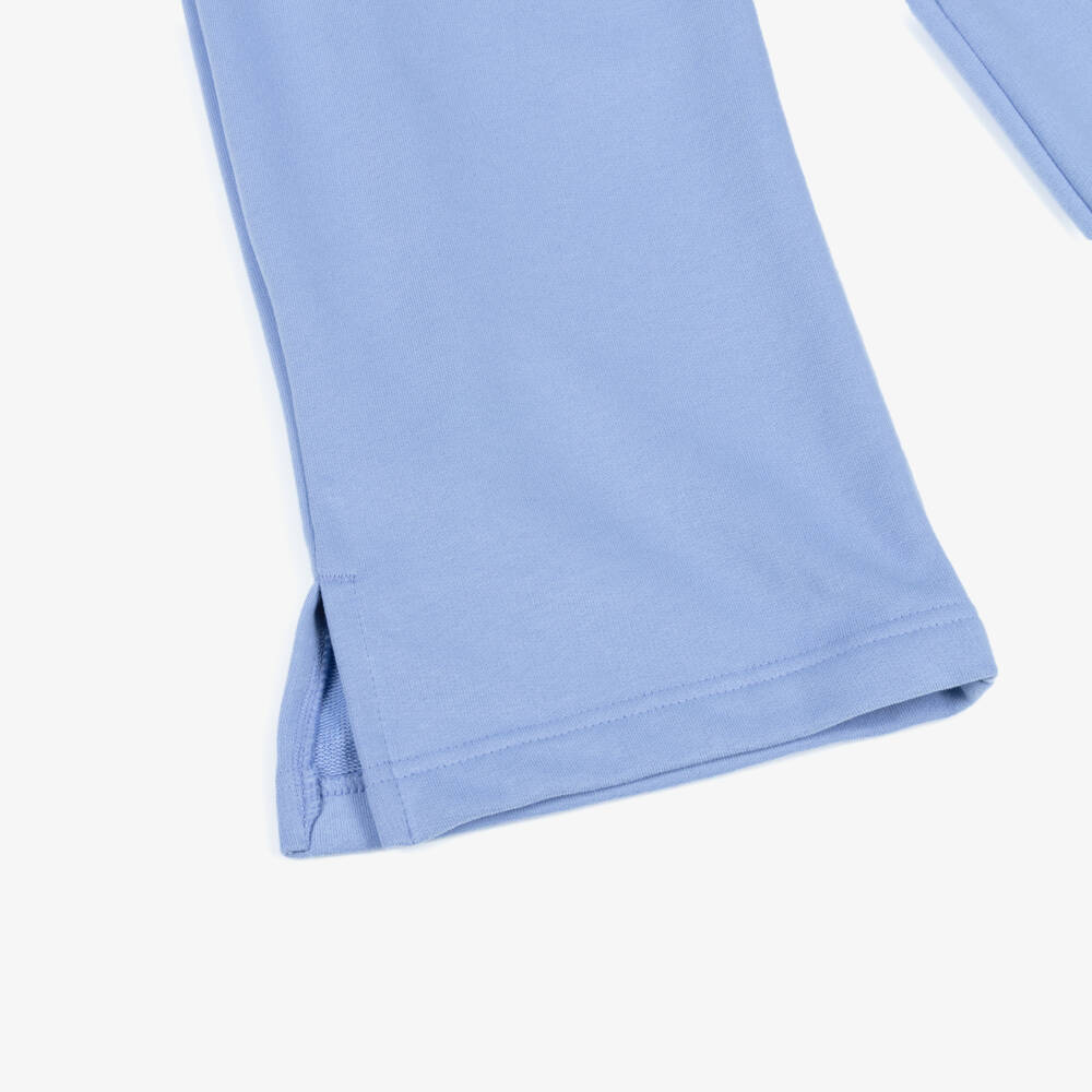 Lacoste-Blue Wide Leg Joggers | Childrensalon Outlet