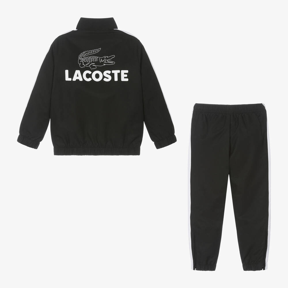 Lacoste-Boys Black Tracksuit | Childrensalon Outlet