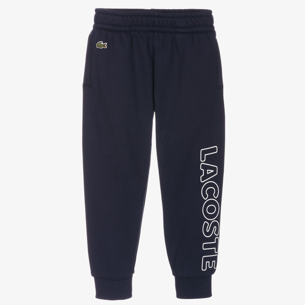 Lacoste - Blaue Baumwoll-Jogginghose (J) | Childrensalon