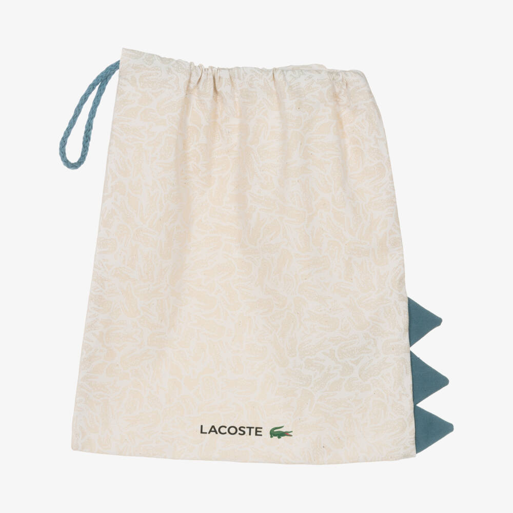 Lacoste-Boys Blue Cotton Polo & Shorts Ensemble | Childrensalon Outlet