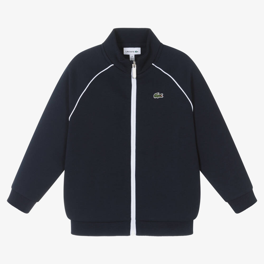 Lacoste zip up track hotsell top