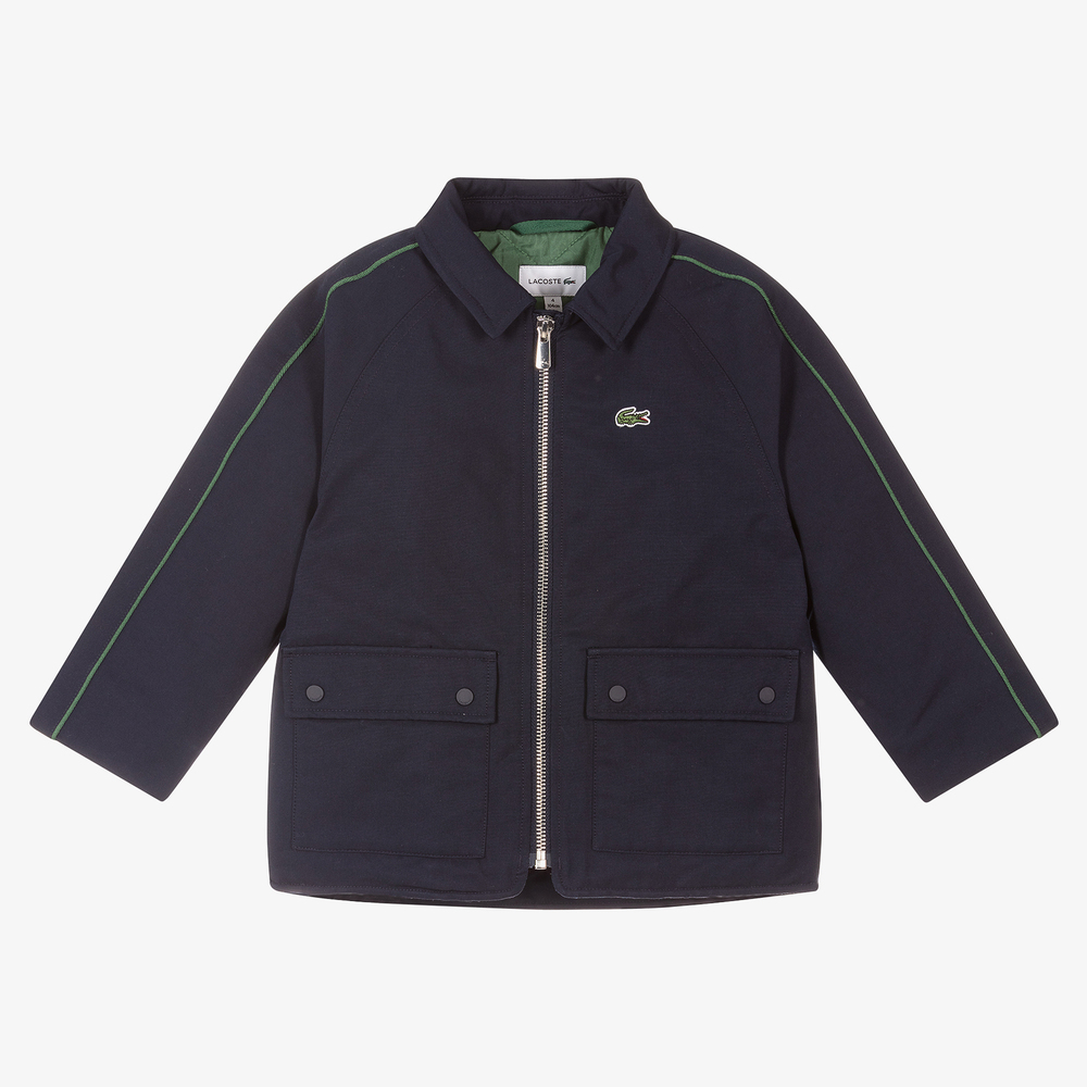 Lacoste - Boys Blue Padded Jacket | Childrensalon