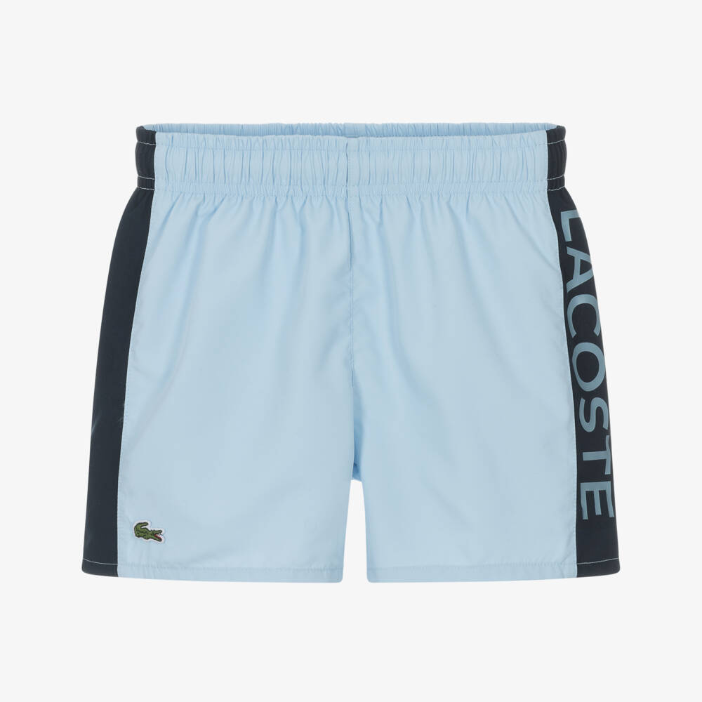 Lacoste-Boys Blue Swim Shorts | Childrensalon Outlet