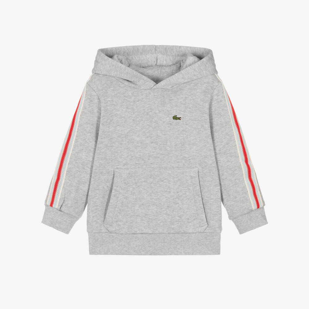 Lacoste-هودي صوفي رمادي دافئ للأولاد | Childrensalon Outlet