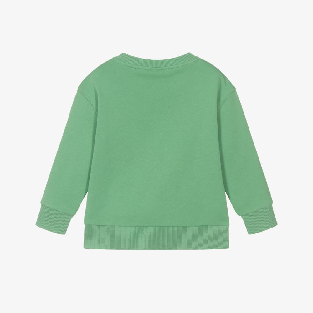 Lacoste-Boys Forest Green Croc Emblem Pullover | Childrensalon Outlet