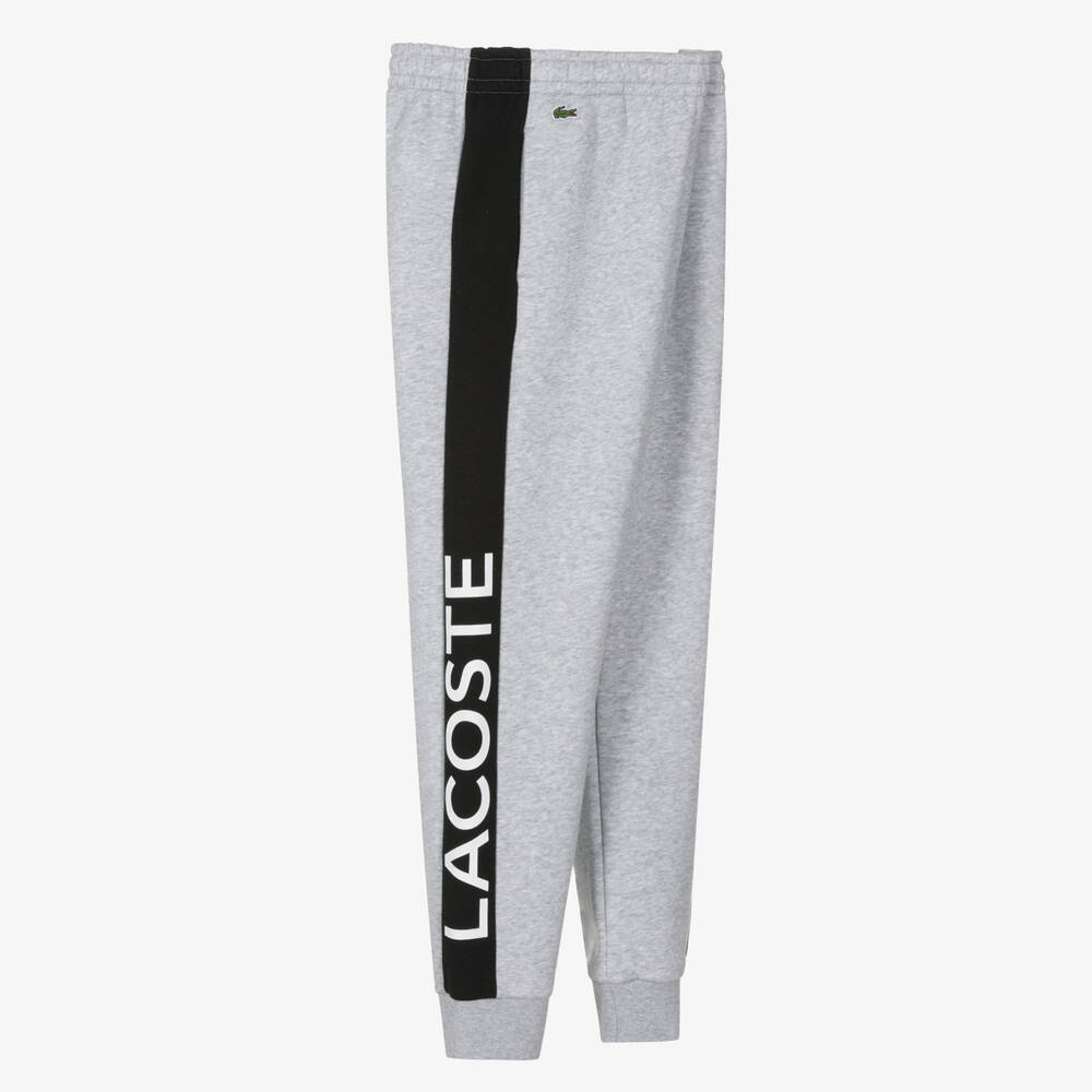 Survetement lacoste deals noir coton