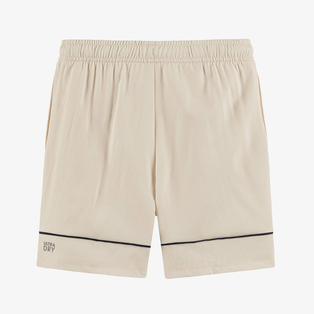 Lacoste-Boys Ivory Quick-Dry Shorts | Childrensalon Outlet
