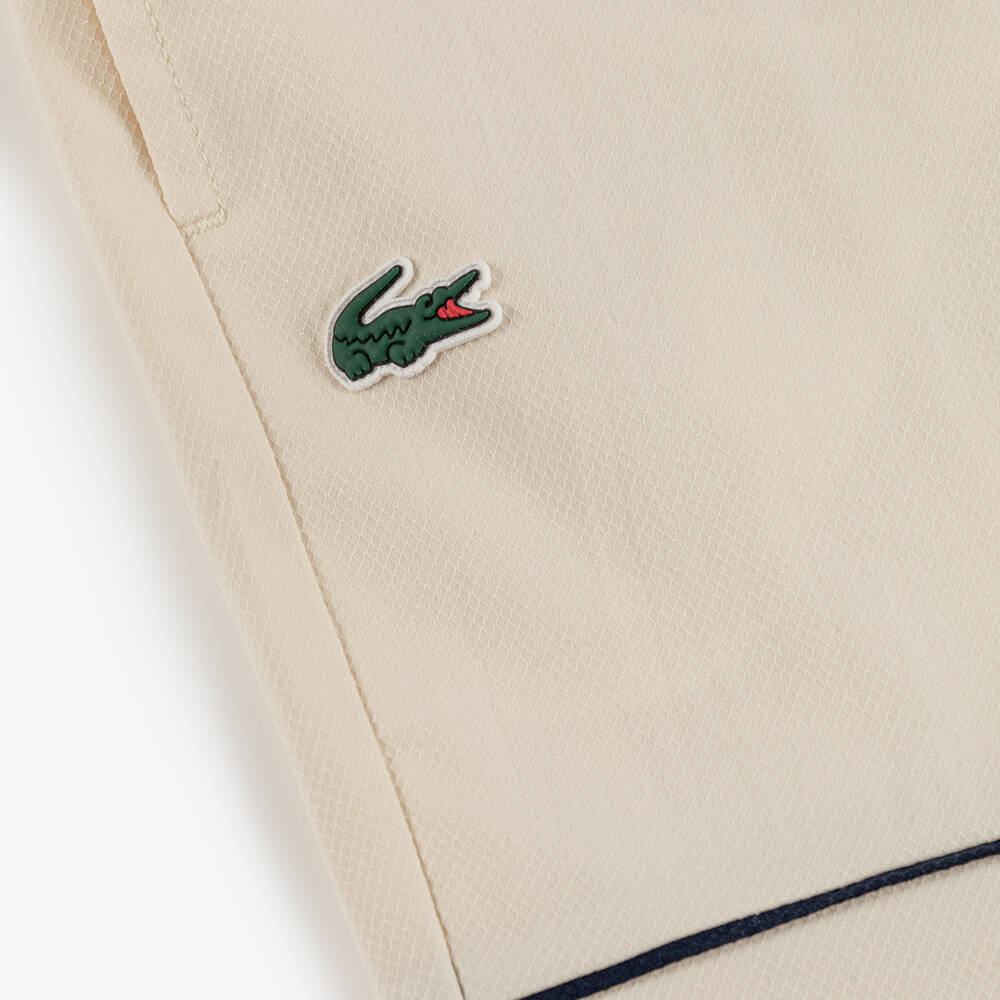 Lacoste-Boys Ivory Ultradry Technical Shorts | Childrensalon Outlet