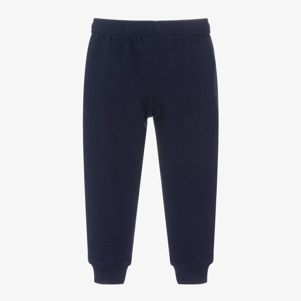 Lacoste-Boys Navy Blue Jersey Joggers | Childrensalon Outlet
