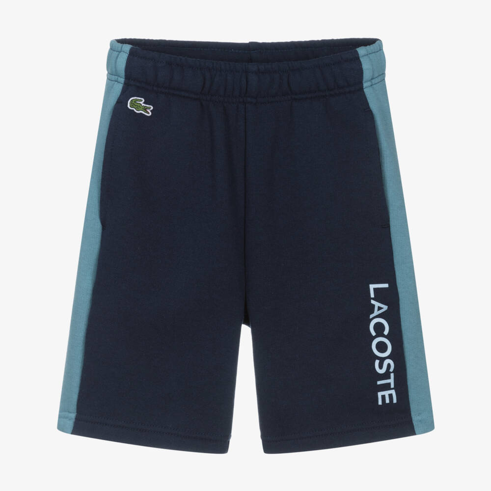 Lacoste-Boys Navy Jersey Comfort Shorts | Childrensalon Outlet
